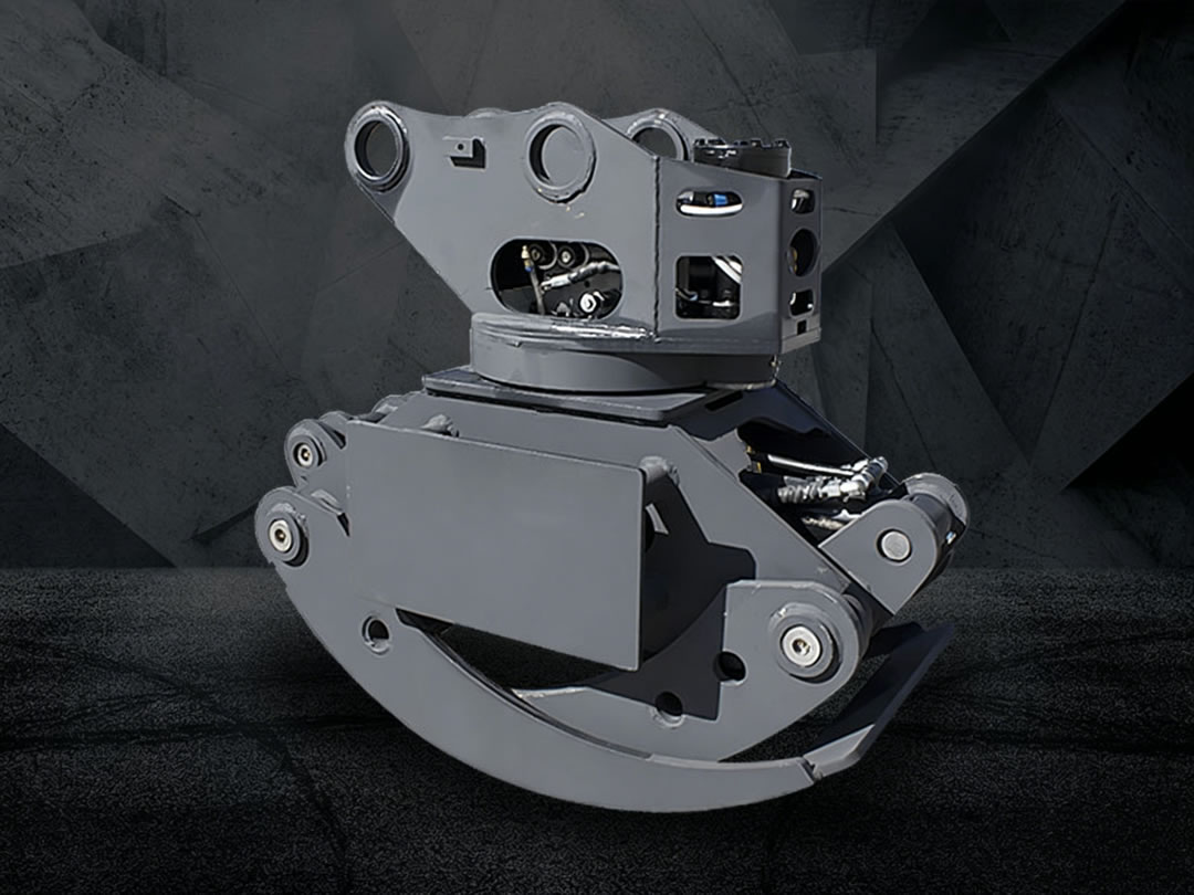 Excavator hydraulic grapple