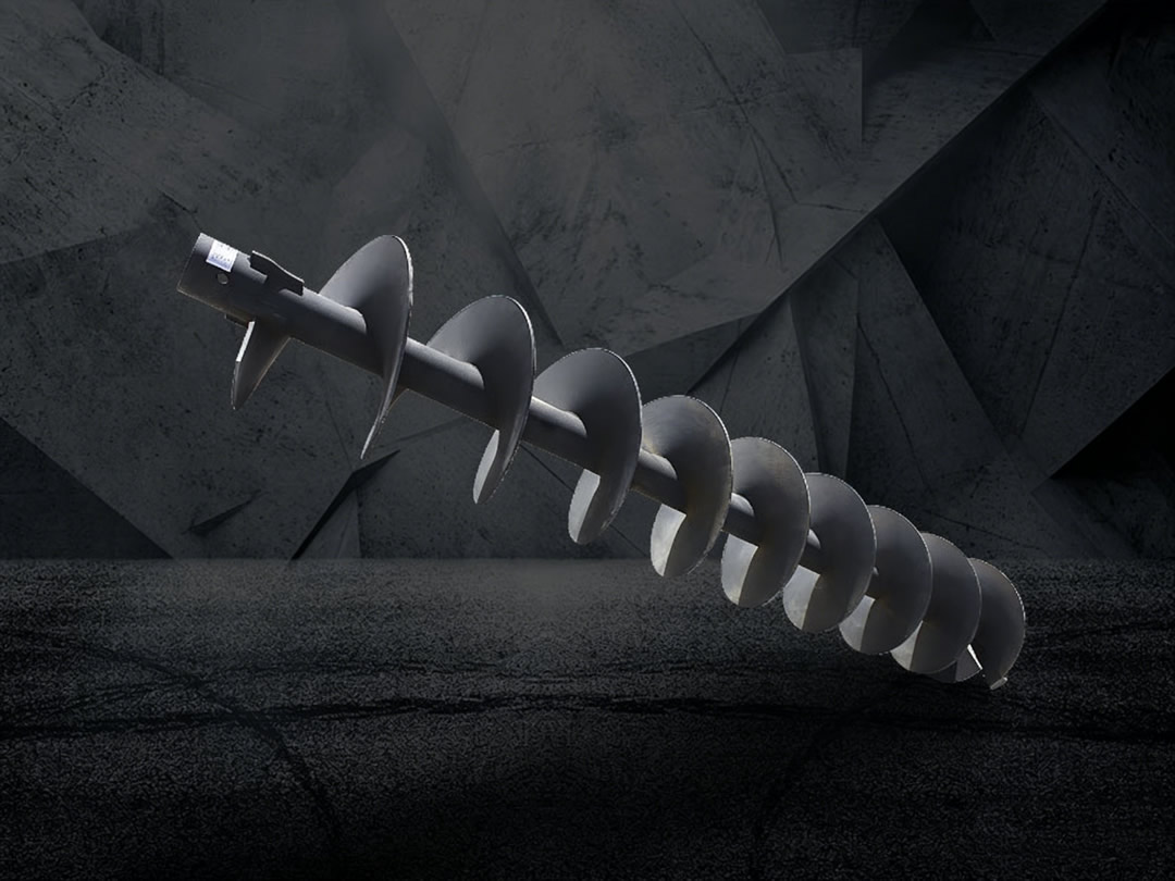 Excavator hydraulic auger